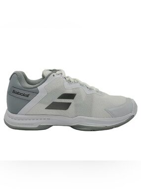 Babolat Men's White & Gray Tennis Shoe - Lightweight Performance